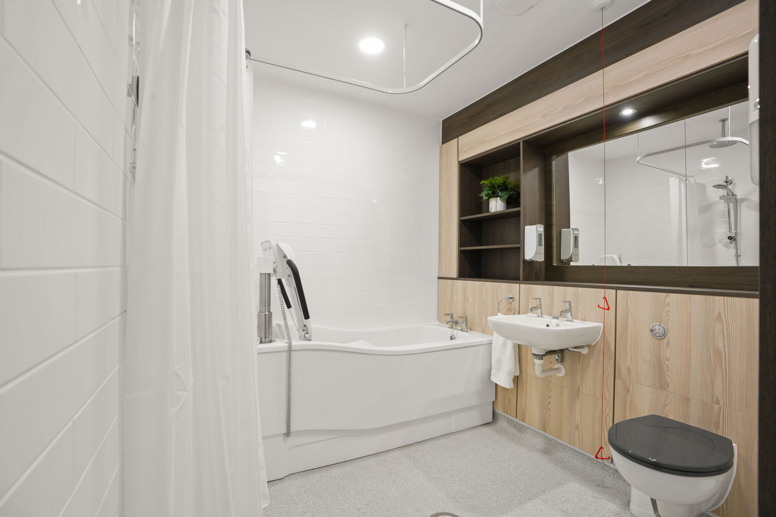 En-suite bathroom at Meadows Park